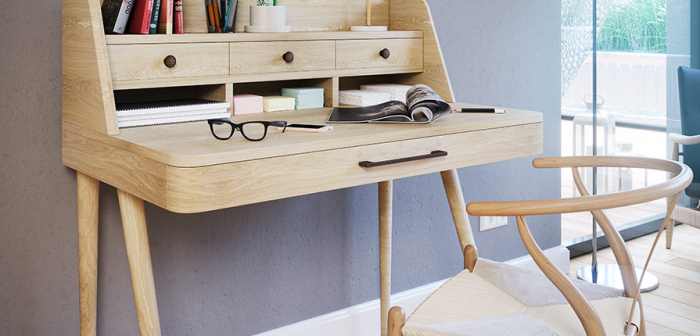 Uzo - Maner pentru mobila, finisaj cupru antichizat, L:352 mm [9]