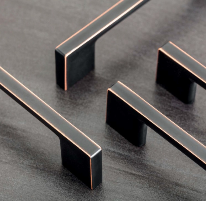 Uzo - Maner pentru mobila, finisaj cupru antichizat, L:352 mm [6]