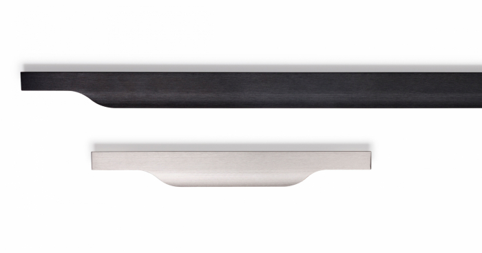 Maner pentru mobila Vector, finisaj gri periat [2]