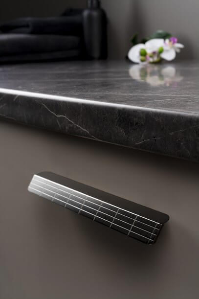 Wallace - Maner pentru mobila, finisaj nichel negru lustruit, L 210 mm [3]