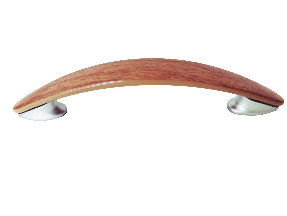 Bram - Maner pentru mobilier, finisaj cires, L:125 mm [2]