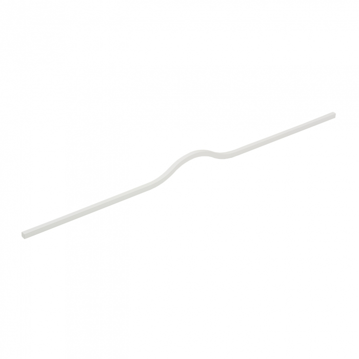 Brave - Maner pentru mobilier, finisaj alb mat, L= 600 mm [3]