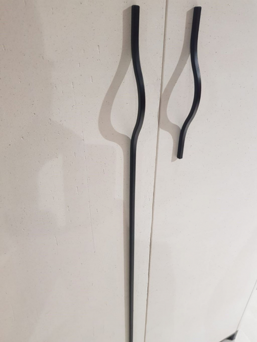 Brave - Maner pentru mobilier, finisaj negru mat, L: 1040 mm [4]