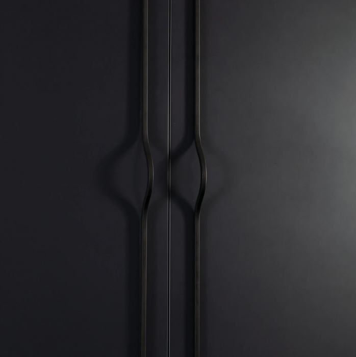 Brave - Maner pentru mobilier, finisaj negru mat, L= 600 mm [2]