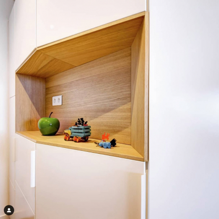 Cruve - Maner pentru mobilier, alb mat, L: 200 mm [2]