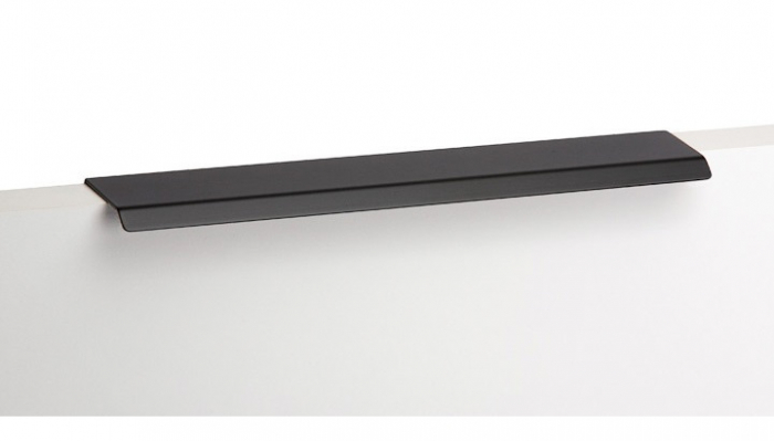 Cruve - Maner pentru mobilier, negru mat, L: 200 mm [2]