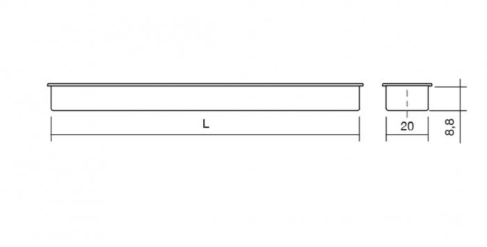 Cubic - Maner pentru mobilier, finisaj negru mat [3]