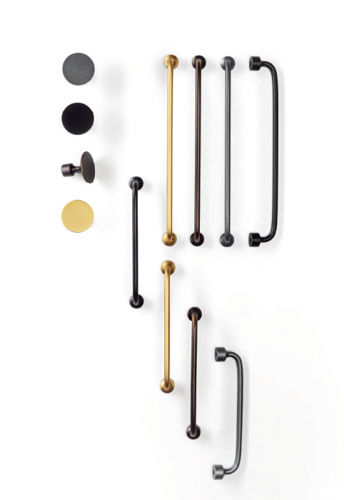 Floid - Maner pentru mobila, finisaj cositor, L:207,6 mm [2]