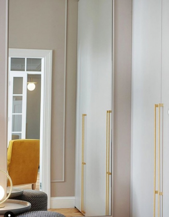 Graf Mini Long - Maner pentru mobilier, finisaj alama intunecata periata, L: 1200 mm [4]