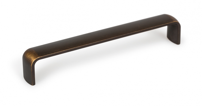 Mito - Maner pentru mobilier, finisaj alama antichizata, L:166 mm [2]