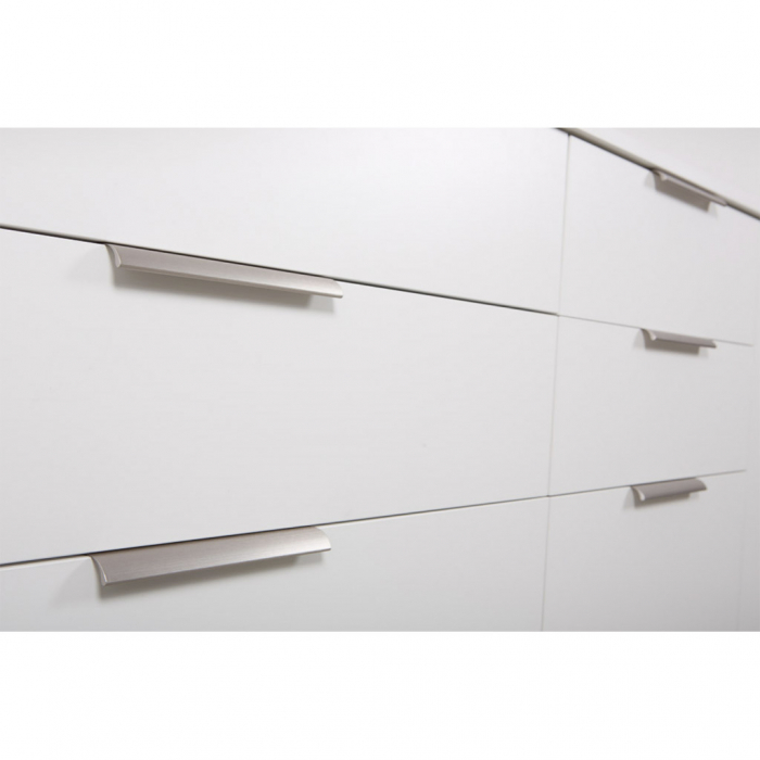 Maner pentru mobila Ona, finisaj otel inoxidabil, L: 350 mm [3]