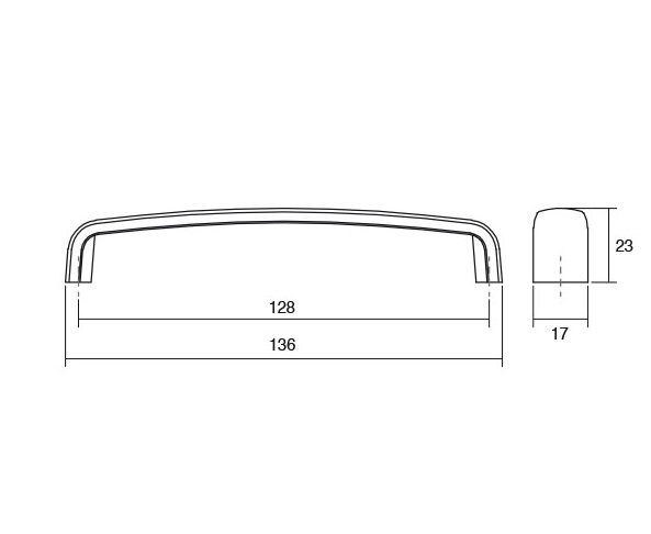 Orion - Maner pentru mobilier, cupru antichizat [4]