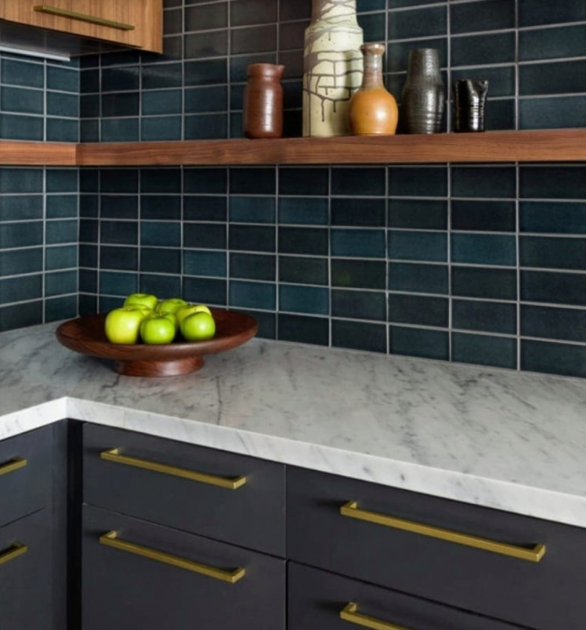 U - Maner pentru mobilier, finisaj alama periata, L: 328,5 mm [5]