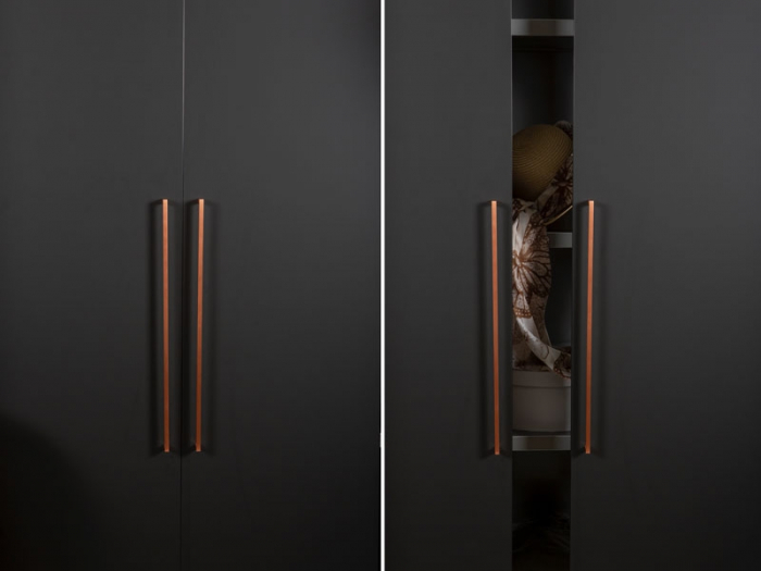 U - Maner pentru mobilier, finisaj cupru periat, L: 500,5 mm [3]