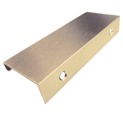 Way - Maner pentru mobilier, finisaj alama shadow periata, L:100 mm [2]