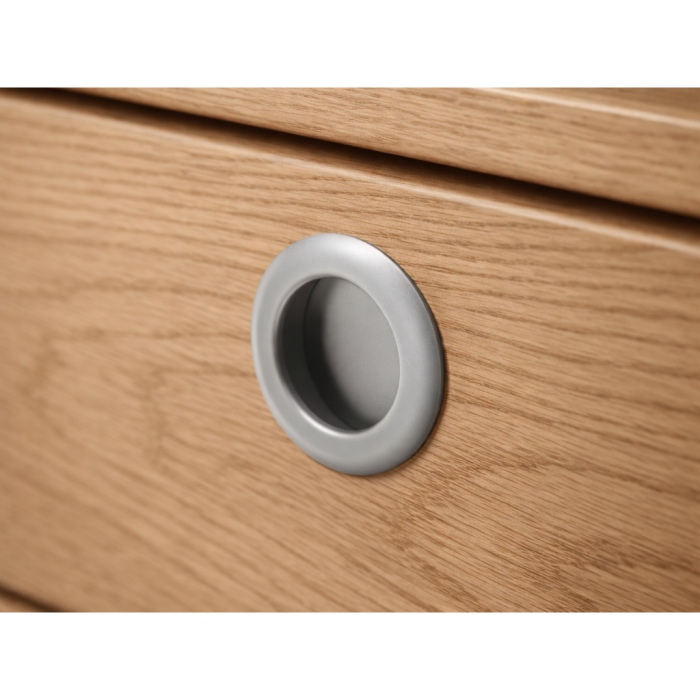 Mar - Maner ingropat pentru mobila, finisaj gri satin, D:40 mm [4]