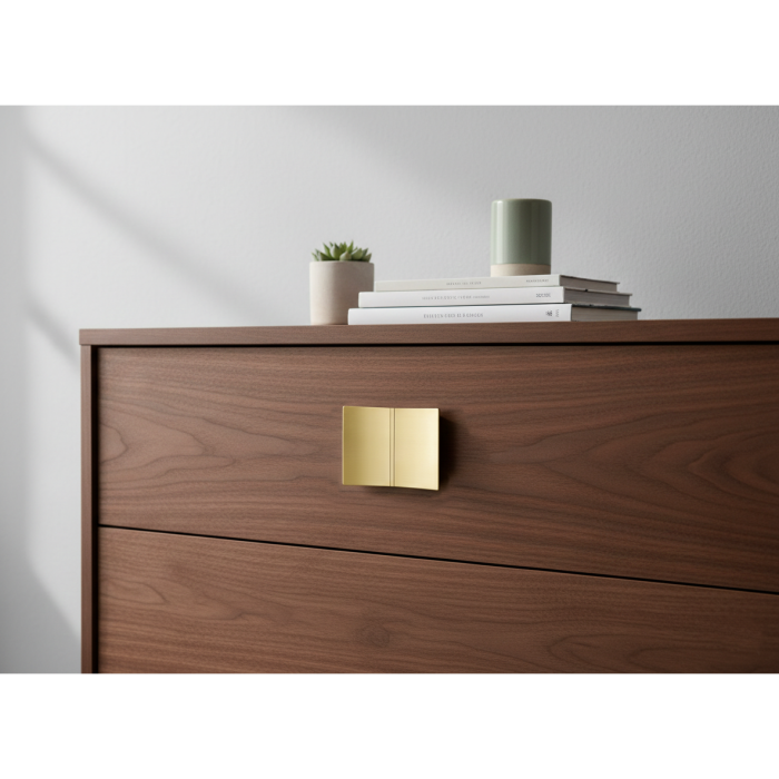 Urbano - Maner pentru mobila, finisaj auriu, L:80 mm [3]