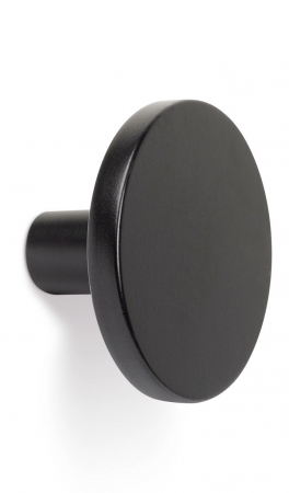 Industiale - Agatatoare cuier Como, finisaj negru mat, 41x25 mm