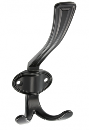 Clasice - Agatatoare cuier Coruna, finisaj negru mat, 158x66 mm