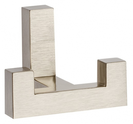 Clasice - Agatatoare cuier dublu K2202, finisaj otel periat, 40x52x40 mm