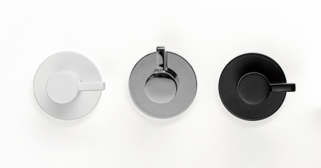 Fin - Agatatoare cuier, finisaj negru mat, 50x54x52 mm [2]