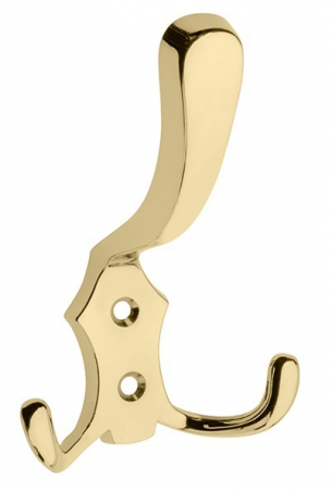 Agatatori cuier - Agatatoare cuier K24, finisaj alama lustruita, 122x78 mm