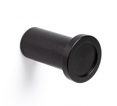 Industiale - Agatatoare cuier Round, finisaj negru periat, 28x45 mm