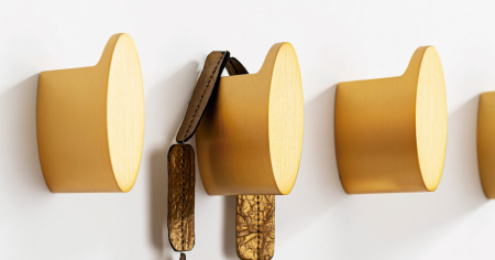 Takk - Agatatoare cuier, finisaj negru mat, 16x50x57 mm [1]