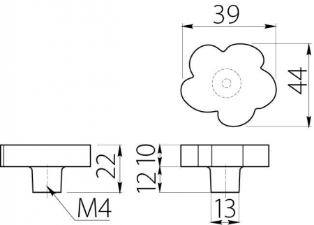 Buton copii floare galbena [1]