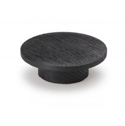Butoni din lemn - Echo - Buton din lemn pentru mobilier, finisaj negru periat