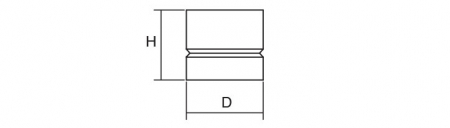 Buton pentru mobila Acer, finisaj otel inoxidabil periat, D:23 mm [3]