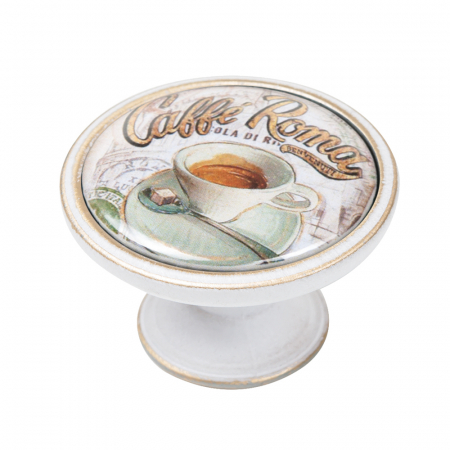 Manere pentru mobila - Buton pentru mobila, Cafe2 550BB62, finisaj bronz patinat, D:37 mm