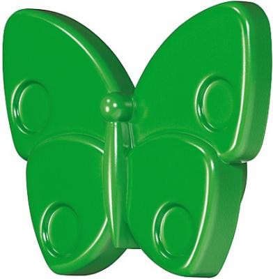 Manere pentru mobila - Buton pentru mobila Caronia, finisaj verde, 70x53 mm