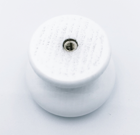 Buton pentru mobila, Clock Cafe 450BL06, finisaj alb, D:40 mm [2]