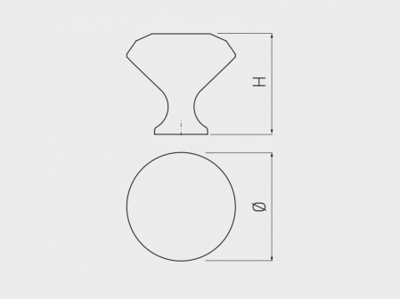 Cristal CRPB - Buton pentru mobila, finisaj crom lucios + cristal transparent, D:30 mm [3]