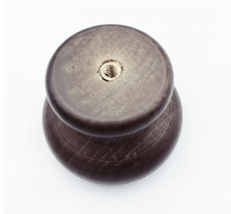Buton pentru mobila, Handmade 450NG29, finisaj nuc, D:40 mm [2]