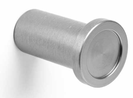 Industriali - Round - Buton pentru mobila, finisaj otel inoxidabil, D:25 mm