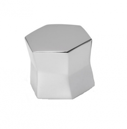 Luxury & Glam - Buton pentru mobilier Coffe Pot, crom lucios, L: 27,7 mm