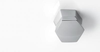 Buton pentru mobilier Coffe Pot, crom lucios, L: 27,7 mm [2]