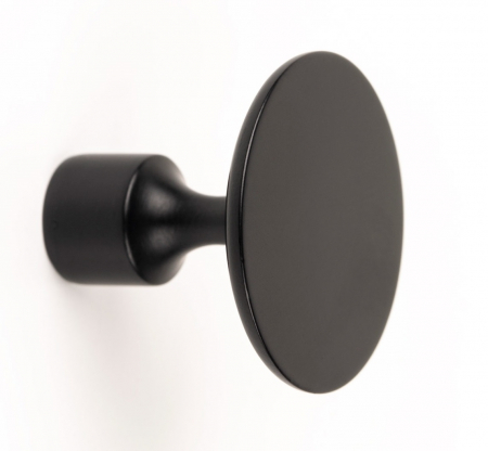 Industriali - Floid - Buton pentru mobila, finisaj negru mat, D:34,8 mm