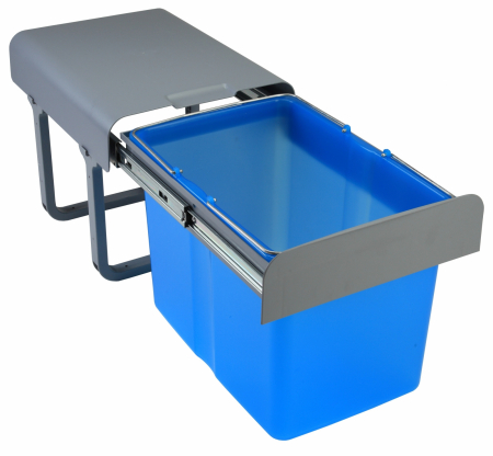 Cosuri gunoi incorporabile - Ekko - Coș de gunoi încorporabil, 1×34 L, albastru