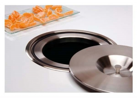 Cos pentru reciclare 8 litri cu capac de inox incastrabil in blat [2]