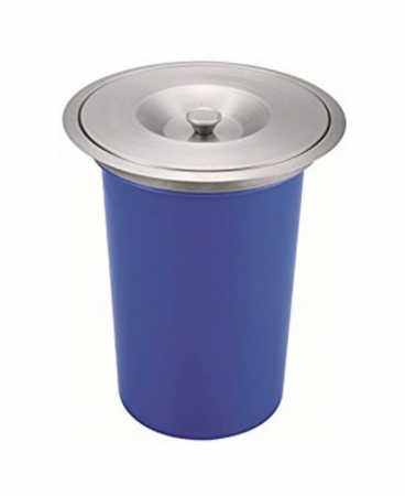 Bucatarie - Cos pentru reciclare 8 litri cu capac de inox incastrabil in blat