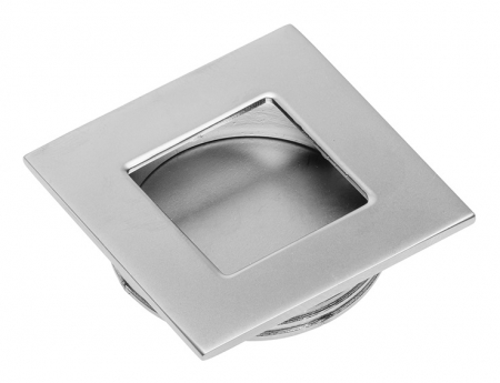 Manere pentru mobila - Maner ingropat patrat B226, finisaj aluminiu, L:40 mm