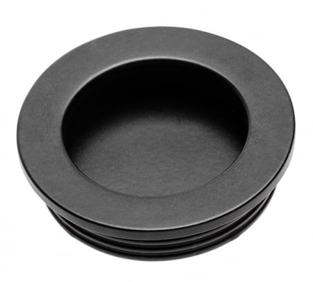 Moderne - Maner ingropat rotund B224, finisaj negru mat, D:40.5 mm