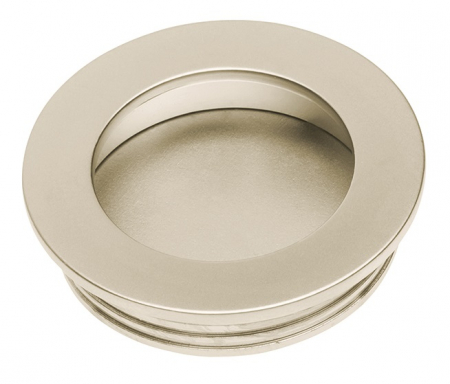Moderne - Maner ingropat rotund B224, finisaj nichel satin, D:40.5 mm