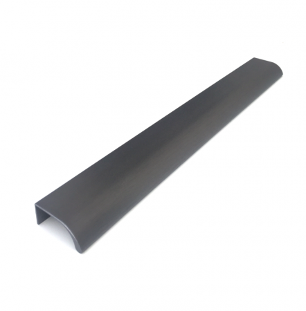 Industiale - Ona - Maner pentru mobila, finisaj gri periat,  L: 350