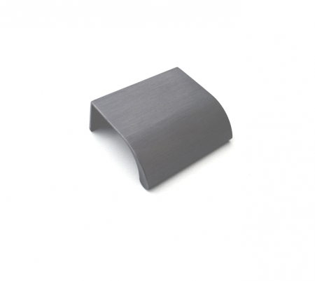 Industiale - Maner pentru mobila Ona, finisaj gri periat, L: 50 mm