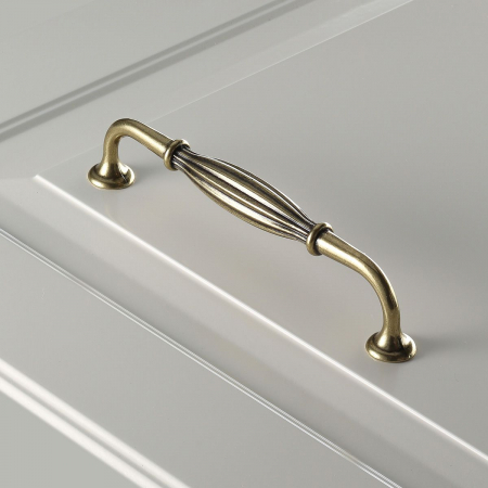 Abiate - Maner pentru mobila, finisaj auriu antichizat, L:143 mm [2]