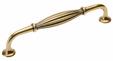Clasice si vintage - Maner pentru mobila Abiate, finisaj auriu antichizat, L:143 mm